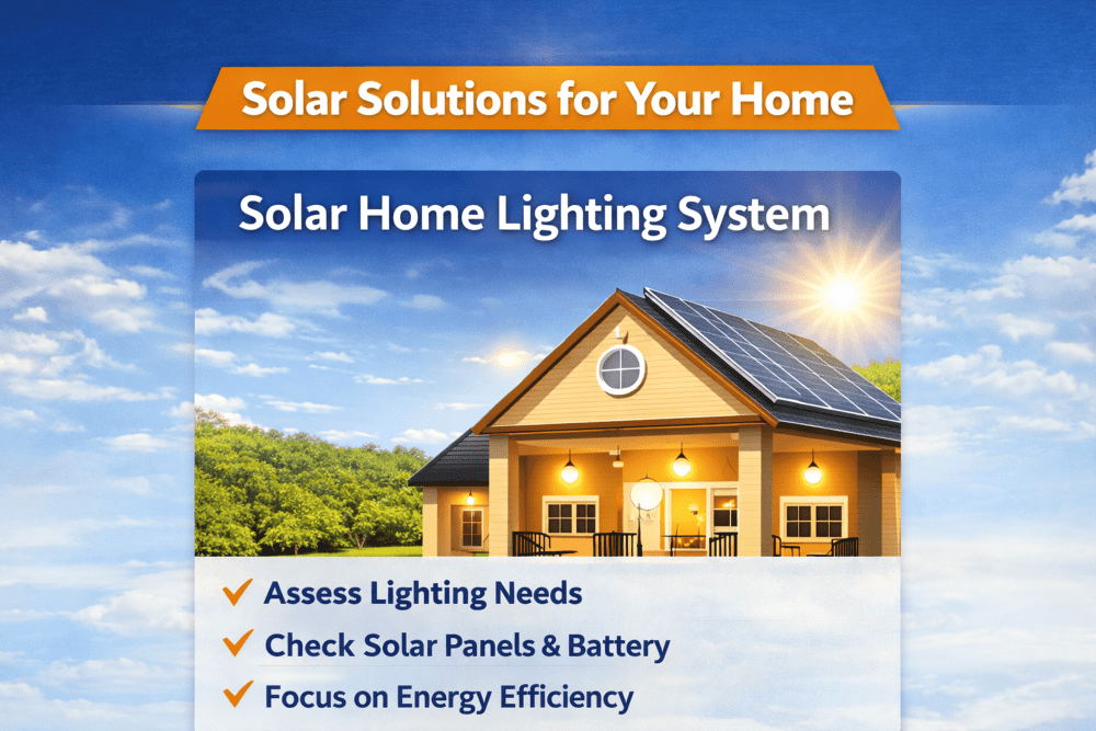 How to Choose the Right Solar Home Lighting System for Your House